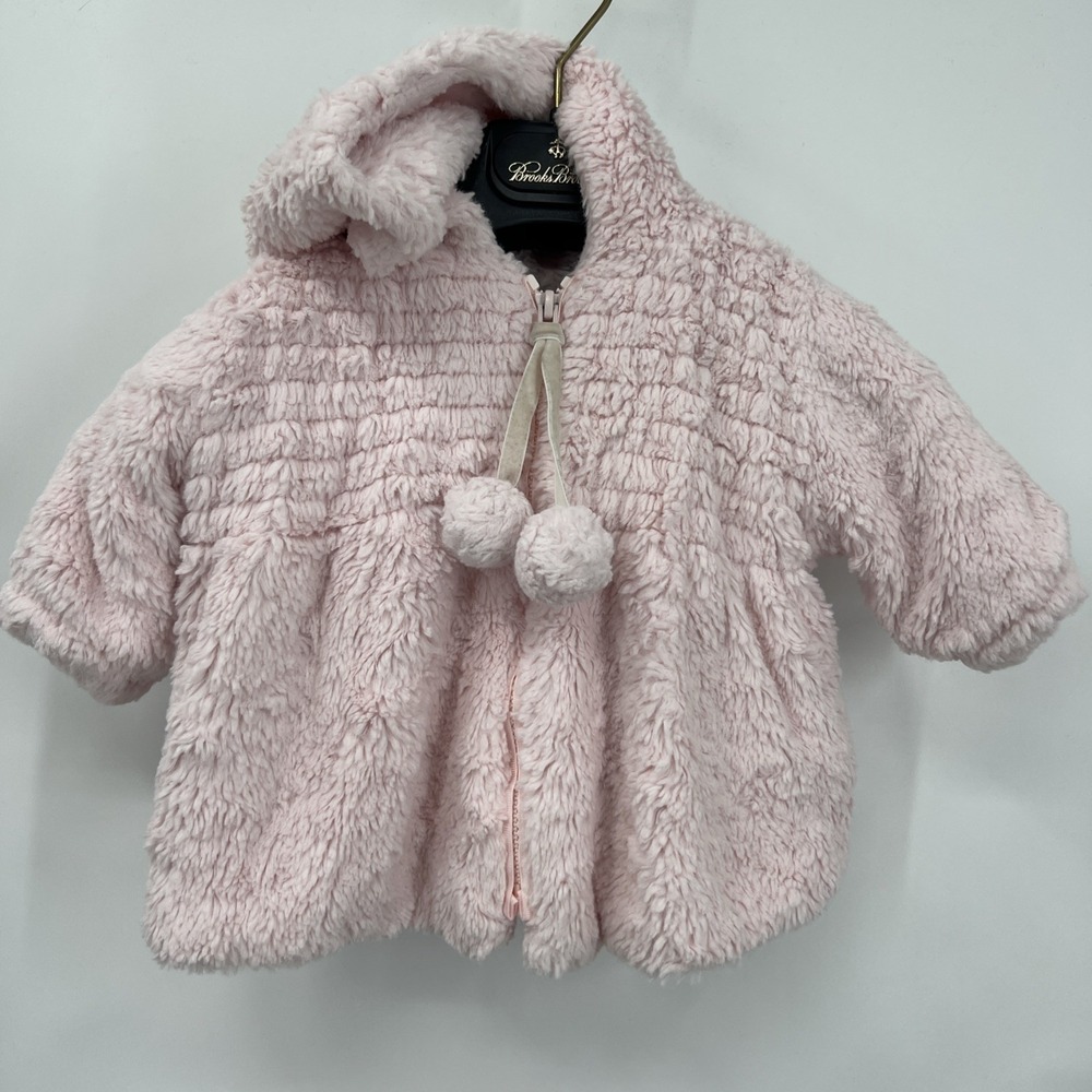 Widgeon‎ Pink Baby Fleece Hoodie Jacket Size 6 Months